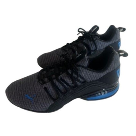 PUMA Mens Axelion Ridge Cross Trainer Iron Gate Black and Blue  Size 11.5 Mwd - Picture 2 of 7